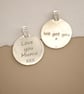 Mouse Engraved Sterling Silver Coin Necklace - Image 3