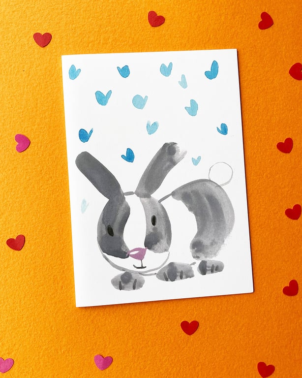 Baby Rabbit Card by Jo Brown