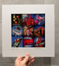 'Neon Vegas' signed square print 30 x 30cm FREE DELIVERY