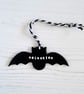 Halloween Personalised Bat Hanging decoration - Image 1