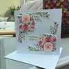 Floral sprays Thinking of you card