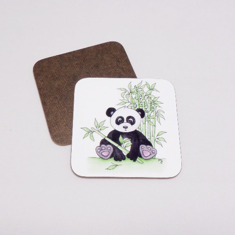 Panda Coaster - Mug Coaster
