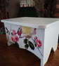 Wooden Stool Step Farrow and Ball Paint Vintage Bird Design Bedroom Bathroom Kit - Image 7