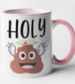 Holy (poo emoji)  Mug Funny Novelty Poo Emoji Birthday Christmas Gift - Image 3