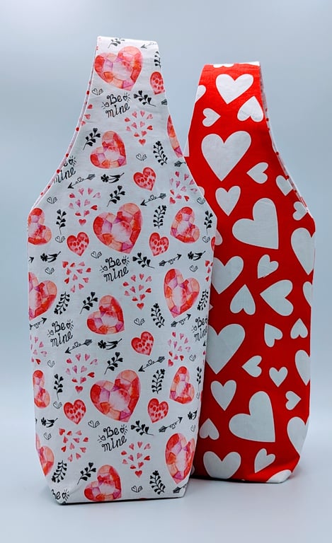 Valentine's Day  Reusable Gift Bottle Bag