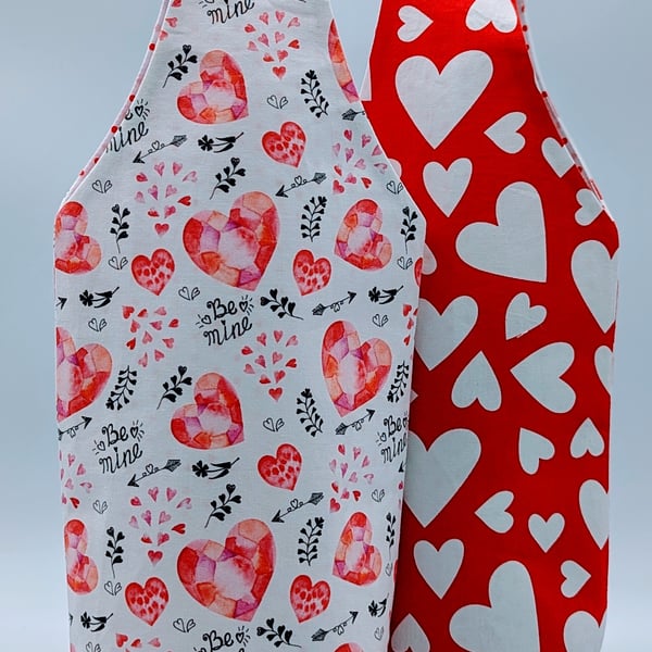 Valentine's Day  Reusable Gift Bottle Bag