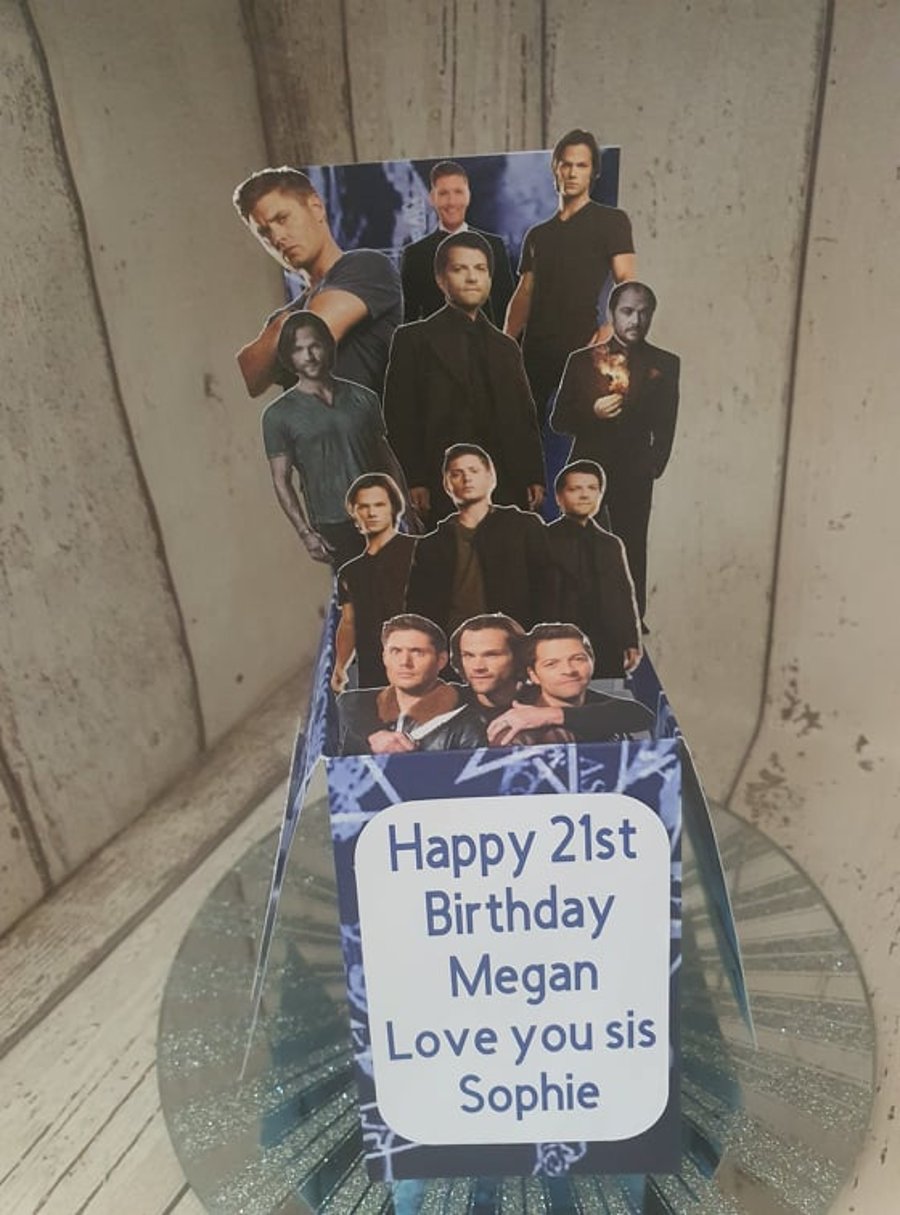 Supernatural Birthday Pop-Up Card