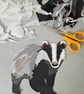 Badger card, blank card, printed card for badger and animal lovers - Image 3