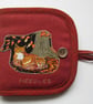 Needle Case with Appliqued Fox Design - Image 2