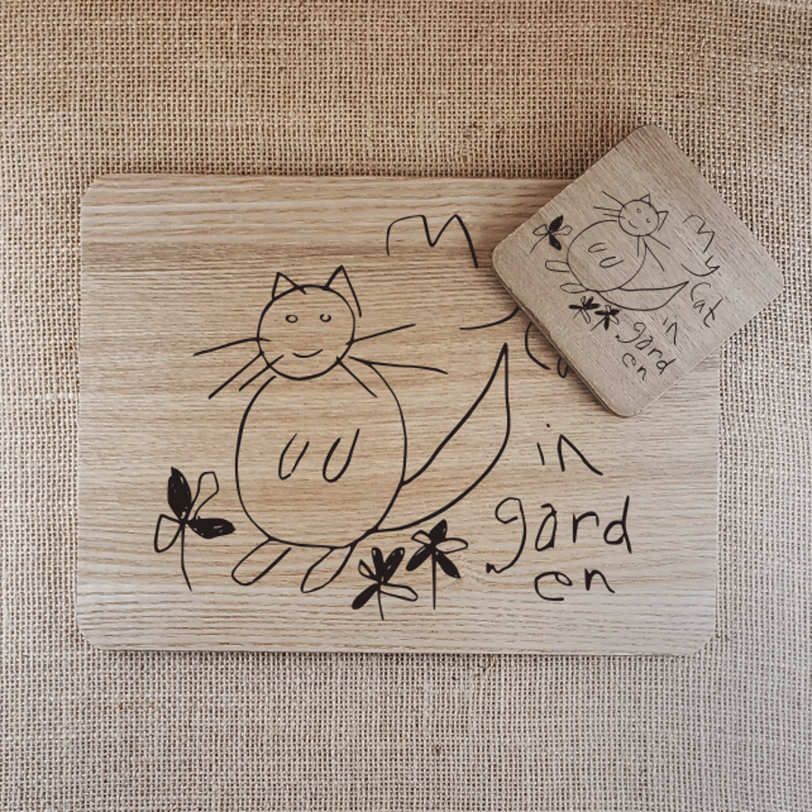Child's Drawing Placemats - Coasters