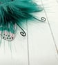 Tiny Teal Floral Plush Fairy  - Image 9