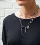 Statement Sterling Silver Handmade Chain Necklace - Image 7