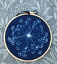  Cyanotype Botanical Art in a Hoop. - Image 4