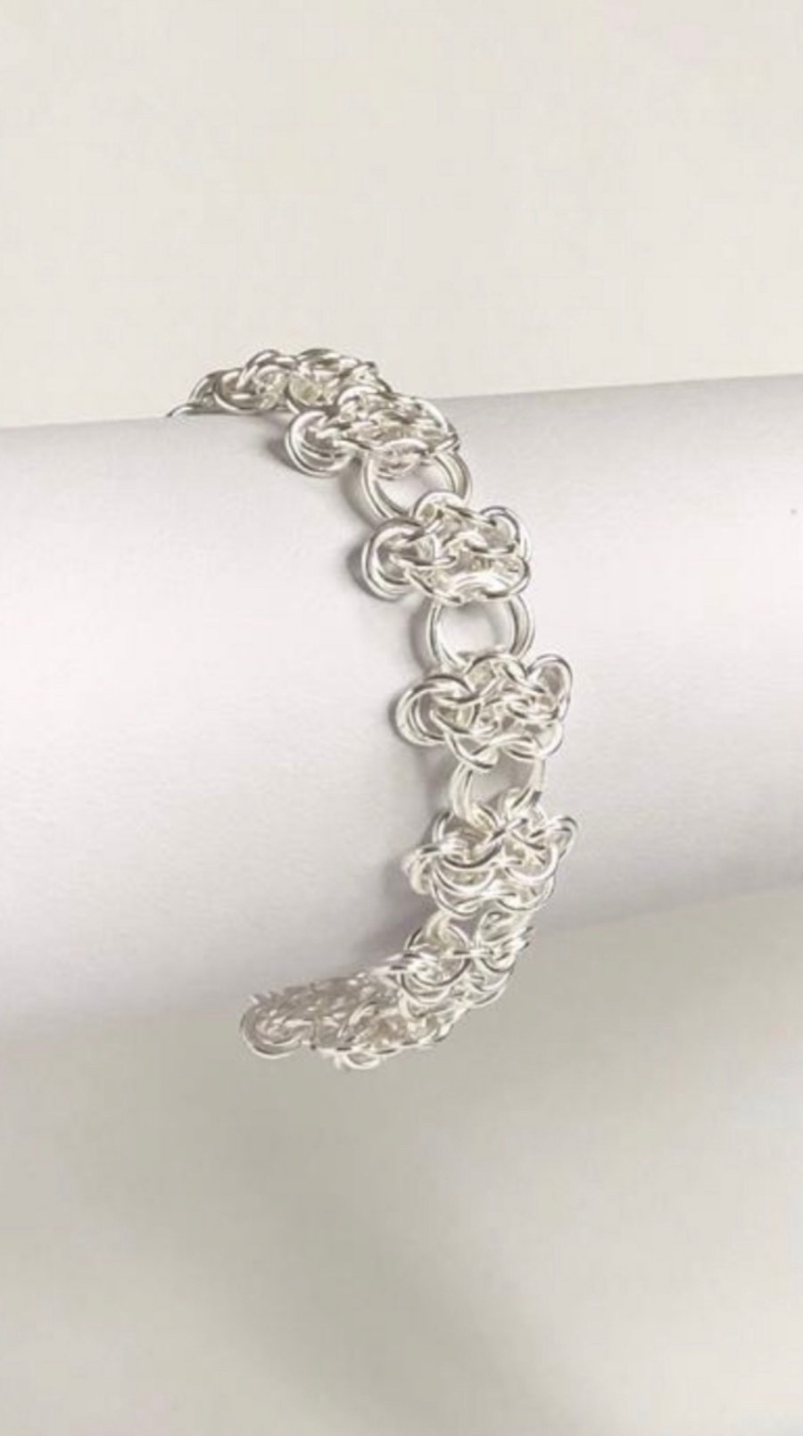 Sterling Silver Chainmaille Bracelet 