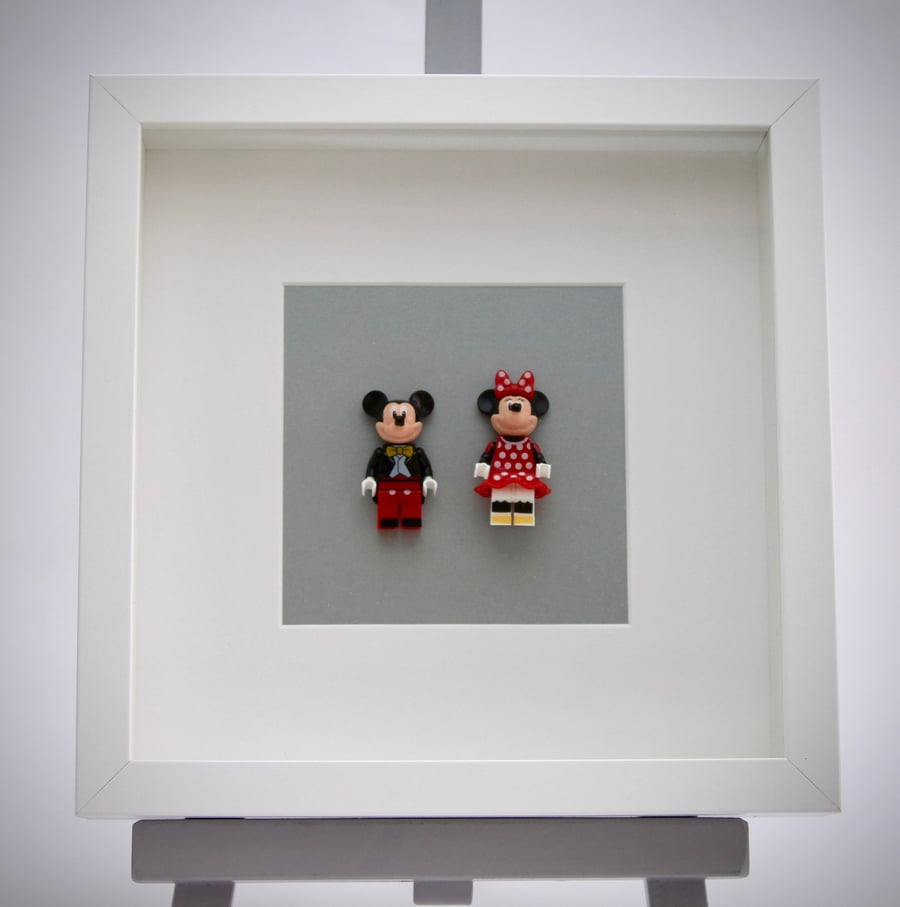 Mickey & Minnie mini Figure frame