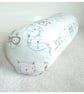 Cats Bolster Cushion Cover 18 "x 8" Neck Roll 8x18 Geek Cat Pillow Case - Image 4