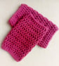 CROCHET PATTERN PDF Raspberry Riot Wrist Warmers - Image 3