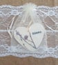 Personalised Bridesmaid Maid of Honour Friend Ceramic Heart - Image 3