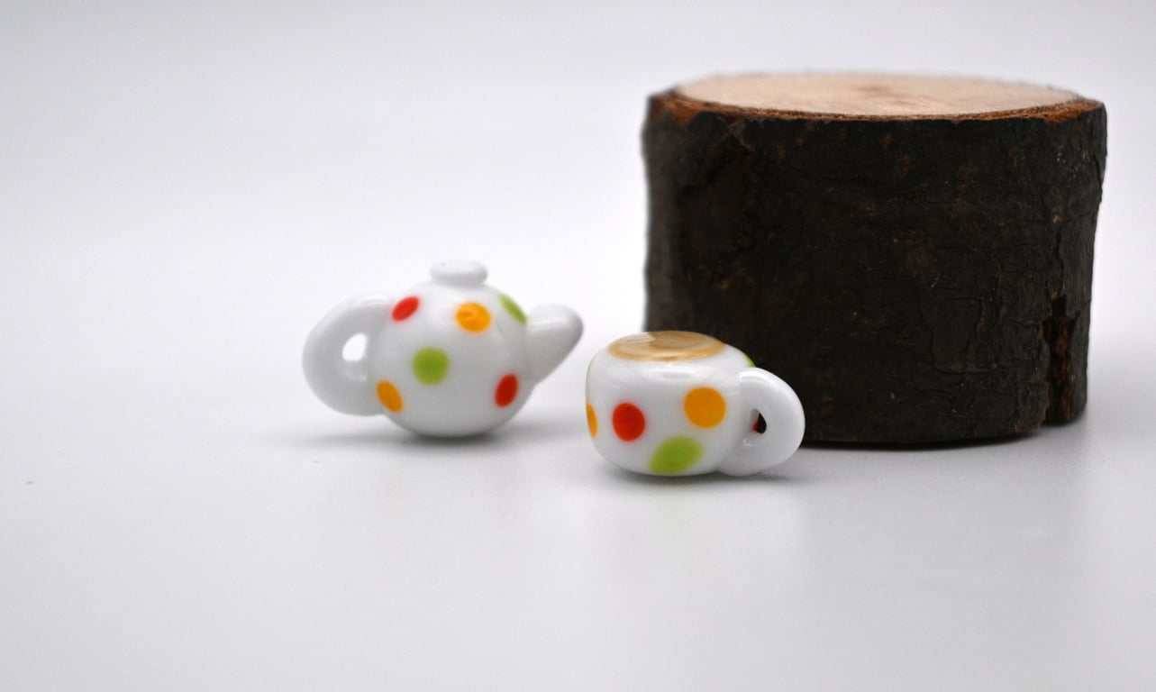 small glass teapot and tea cup