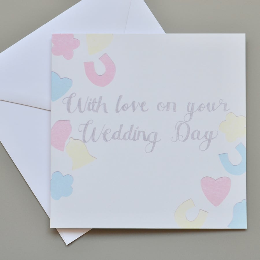 Confetti Wedding Card