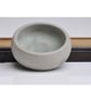 Little Concrete Trinket Dish: Handmade Light Grey and Green rustic Coin Bowl