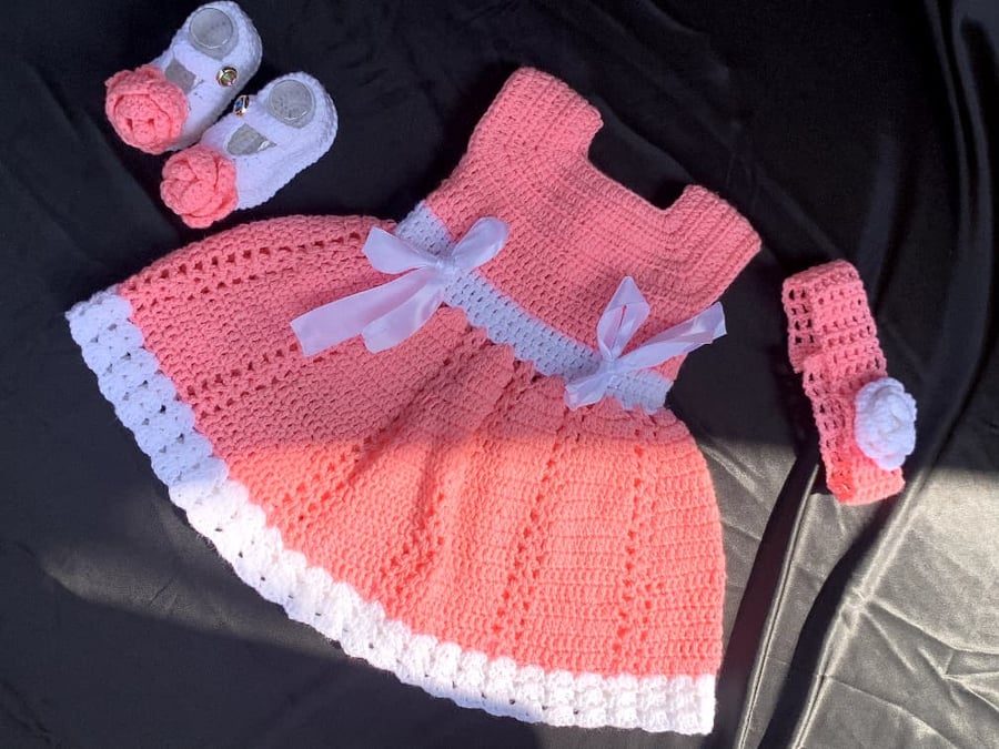 Castino “Luna” Crocheted Dress Set