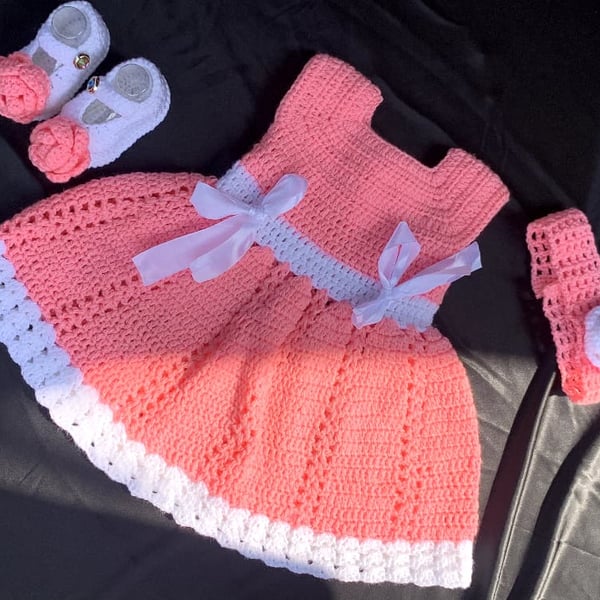 Castino “Luna” Crocheted Dress Set