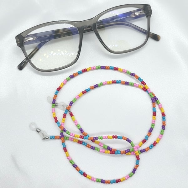 Beaded Glasses Chain, Spectacle Chain, 