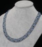 Shades of Blue Netted Necklace - Image 2