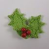 Jolly Holly Day Brooch on Tag