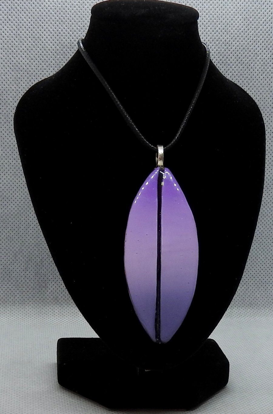 Artisan Purple graduated pendant