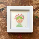 Vera - Framed Original Mini Illustration 