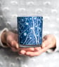 Starry Night Cyanotype Tea light holder  - Image 2