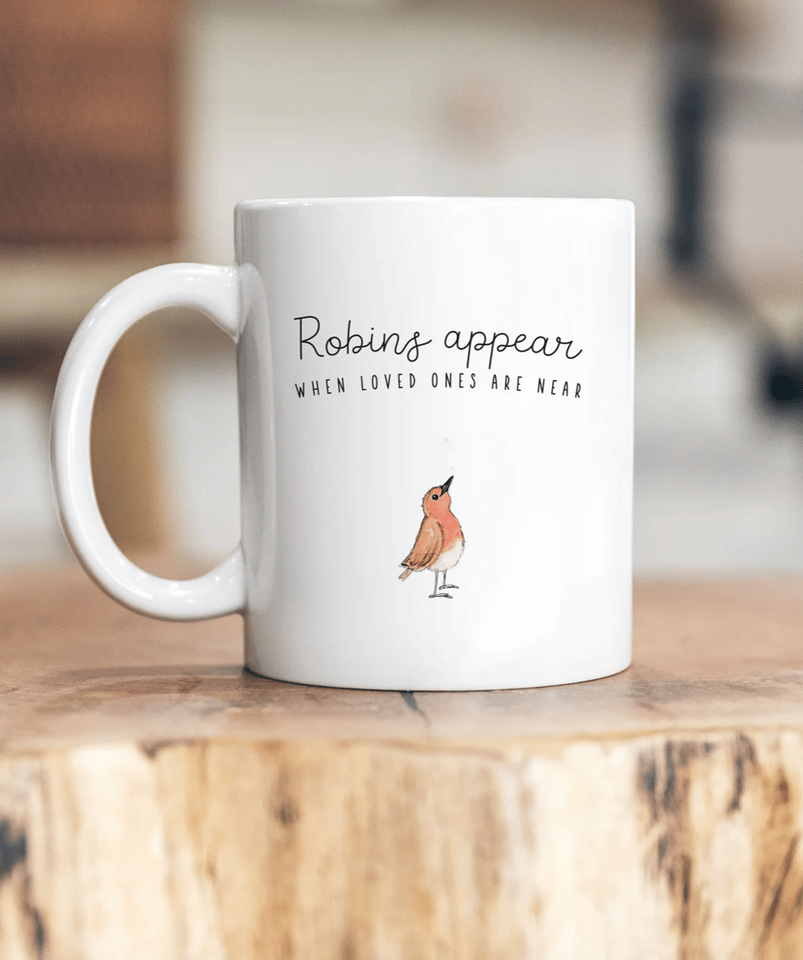 Robins Appear Ceramic Mug
