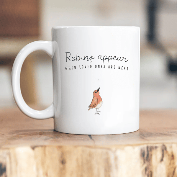 Robins Appear Ceramic Mug