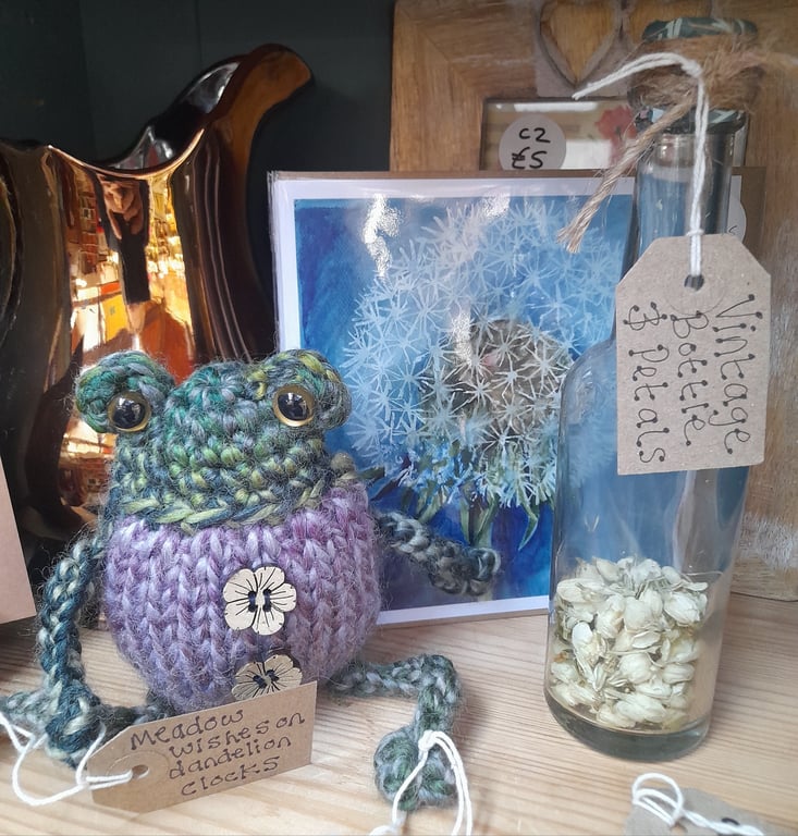 Meadow the Frog - A Cosy Little Handknitted Companion