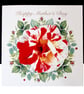 A Mother's Day- Handmade Strawberry Ripple Rose Card  - Image 1