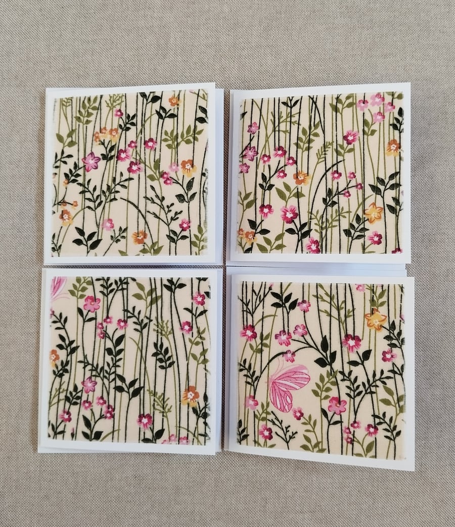 Flower notecard set of 4