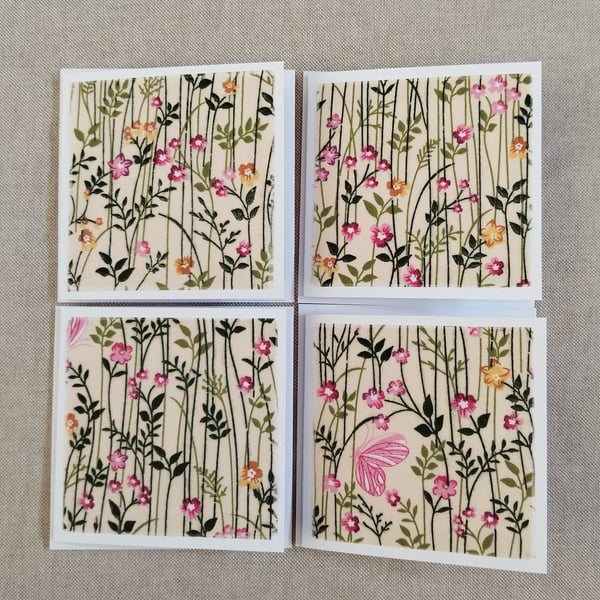 Flower notecard set of 4