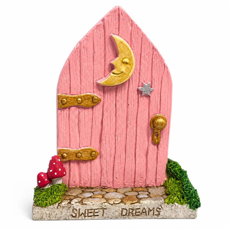 'Sweet Dreams' Fairy Door (pink)