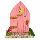 'Sweet Dreams' Fairy Door (pink)