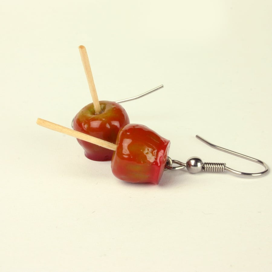 Toffee Apple earrings