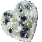 Lunar Whisper Heart  Moonstone