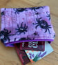 Spider Print Quilted Fabric Midi Purse - Image 5