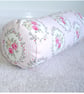 Bolster Cushion Cover 16" x 6" Round Cylinder Neck Roll Floral Stripe Roses
