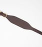 Leather greyhound collar; whippet collar; with solid brass buckle - Image 2