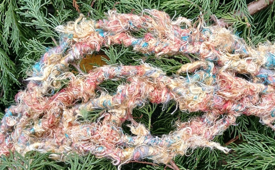 Silk and Wool Art Yarn