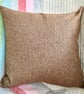 Tweed Appliqué Stag Scatter Cushion with Pad, Brown 46x46cm - Image 4