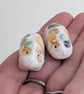 Guinea Pig Wedding Cake Toppers Ceramic Figurine 
