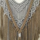 Large Macramé Wall Hanging, Boho Decoration, Hand Made, Cotton